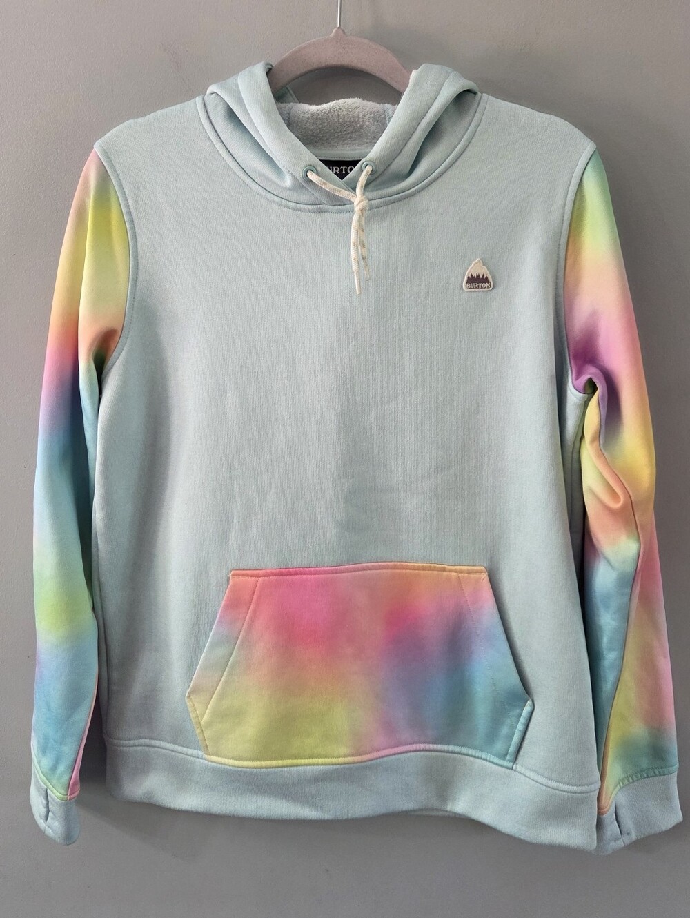 Burton Oak Technical Tie-Dye French Terry Pullover Sweatshirt Womens Size Med